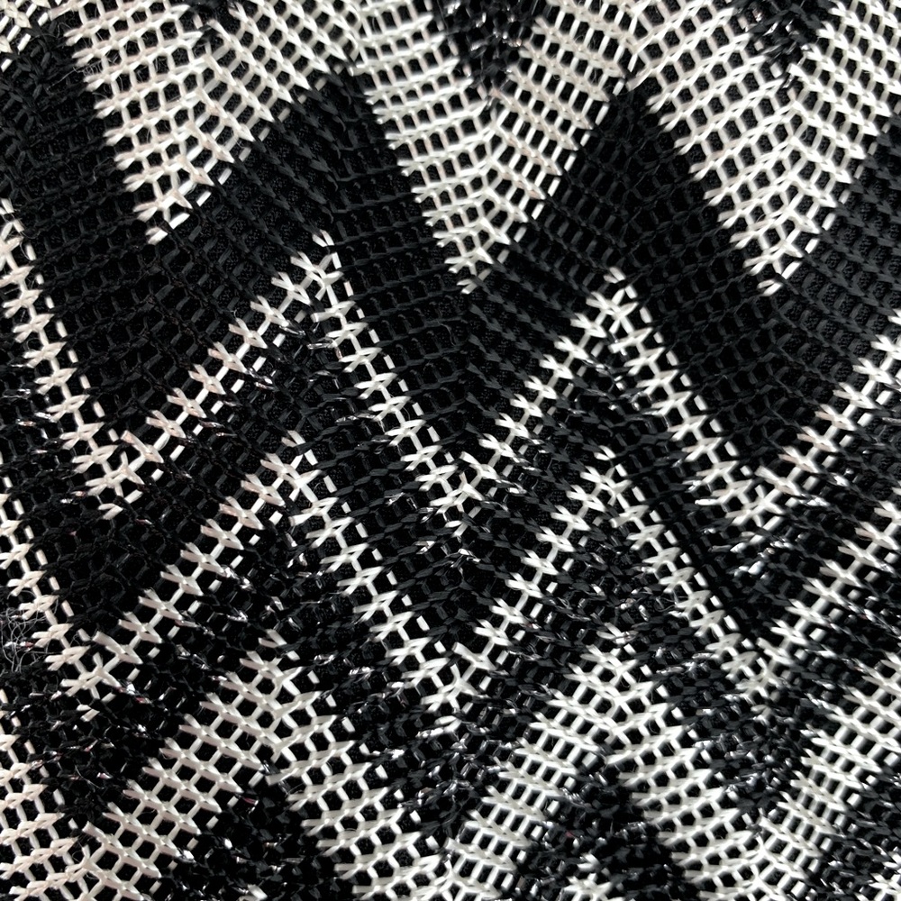 Kasper Black And White Zig Zag Pattern Sleeveless… - image 8